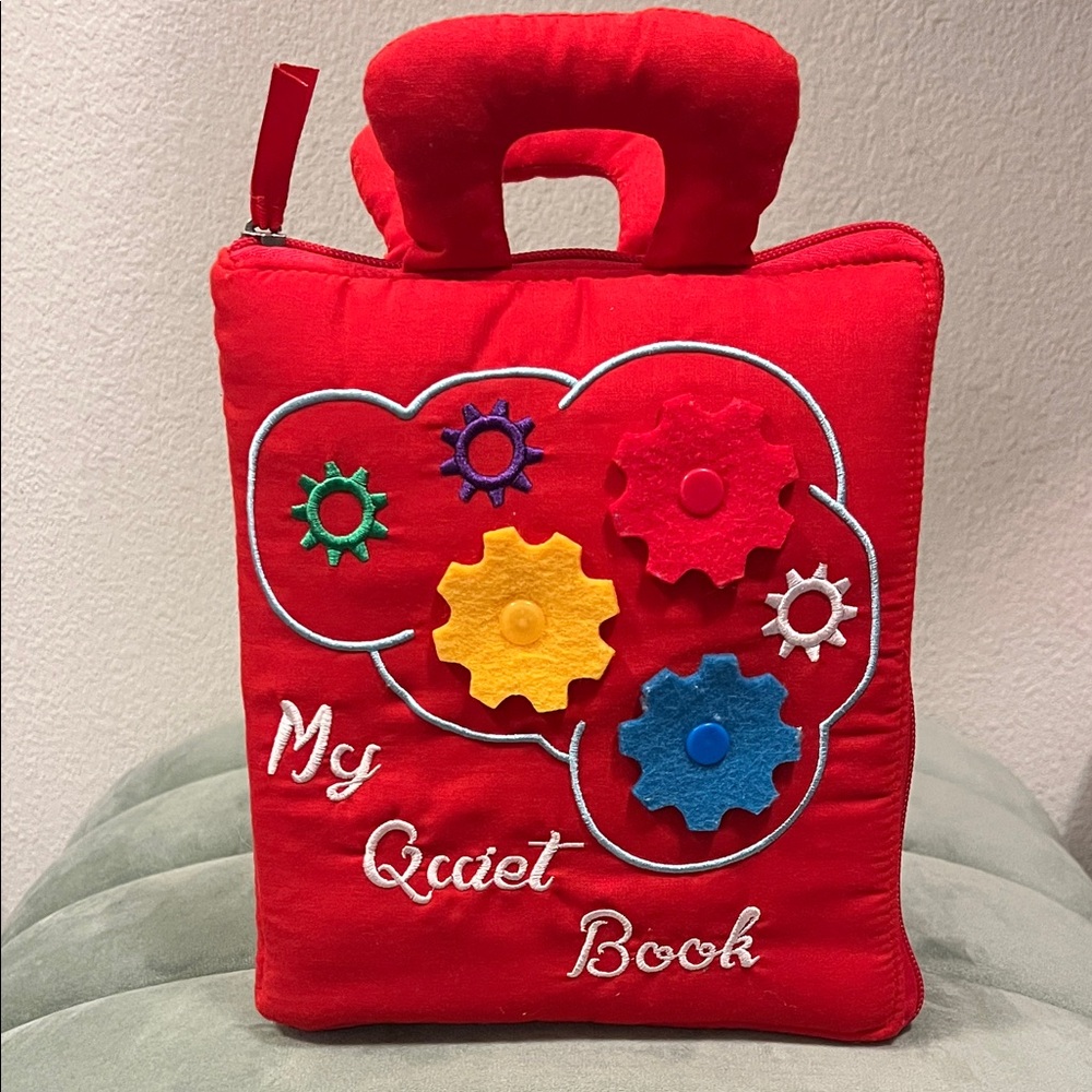 Red My Quiet Busy Book Kids Toddlers